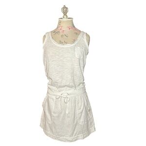Ann Taylor LOFT Lounge Dress – 2-Tone Off-White/Cream, S